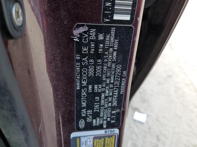 2018 KIA FORTE LX - 3KPFK4A71JE272900