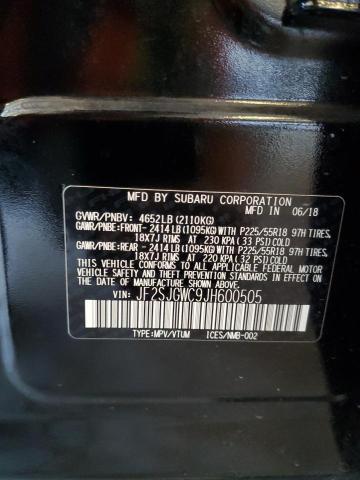 2018 SUBARU FORESTER 2 JF2SJGWC9JH600505