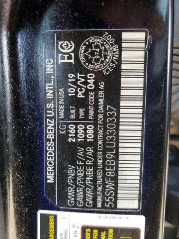 2020 MERCEDES-BENZ C 300 4MAT - 55SWF8EB9LU330337