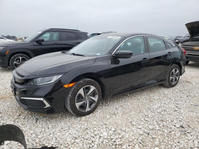 HONDA CIVIC LX 2019 black  gas 2HGFC2F60KH505609 photo #1