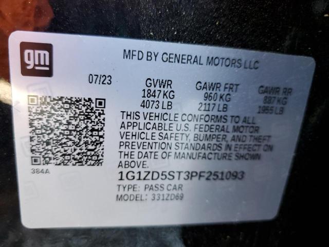 2023 CHEVROLET MALIBU LT - 1G1ZD5ST3PF251093