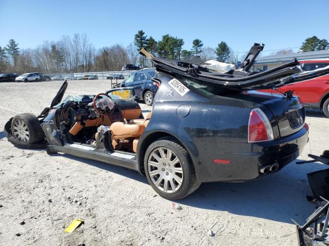 MASERATI QUATTROPOR 2007 black sedan 4d gas ZAMCE39A370027615 photo #3