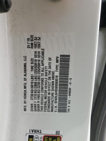 2019 HONDA ODYSSEY EL - 5FNRL6H93KB069516
