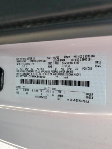 2022 FORD F150 - 1FTMF1C53NKE66000