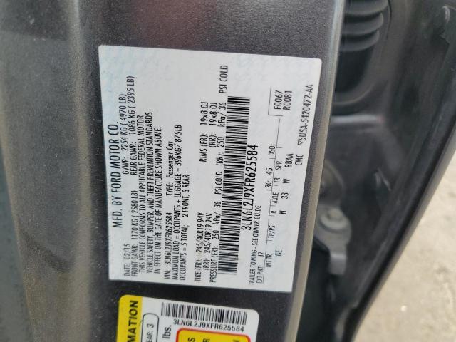 2015 LINCOLN MKZ 3LN6L2J9XFR625584