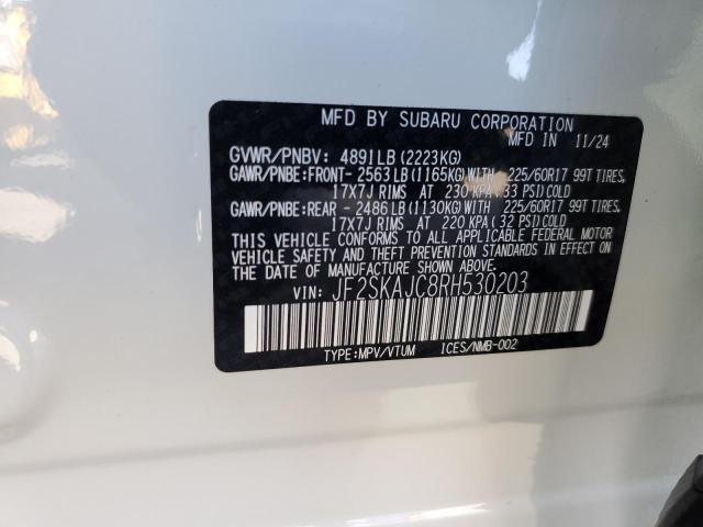 2024 SUBARU FORESTER W JF2SKAJC8RH530203