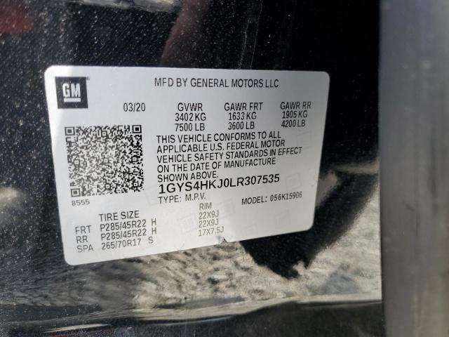 1gys4hkj0lr307535 - 2020 Cadillac Escalade Esv Luxury - #53203415