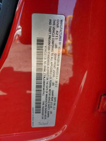 2011 VOLKSWAGEN JETTA SEL - 3VWLZ7AJ3BM394741