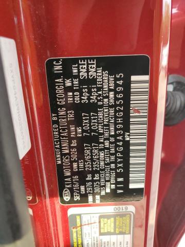 2017 KIA SORENTO LX - 5XYPG4A39HG256945
