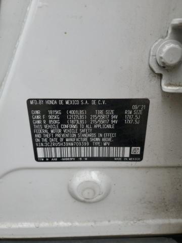 2022 HONDA HR-V LX 3CZRU5H39NM709399