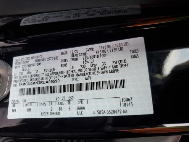 2024 FORD ESCAPE ST - 1FMCU0MN3RUA05590
