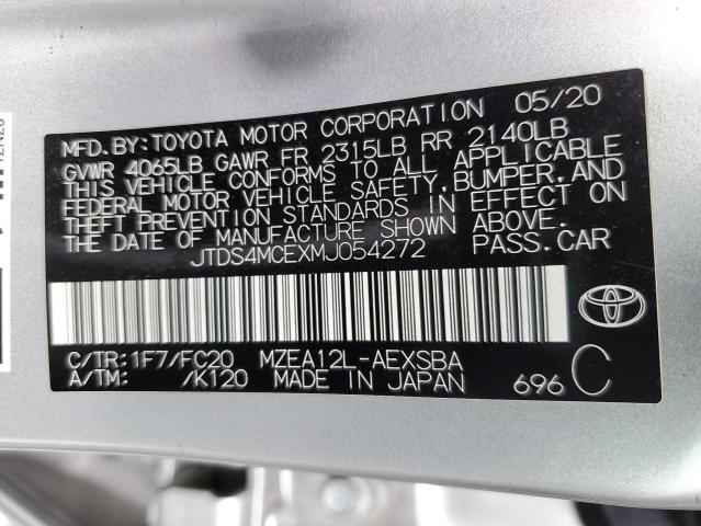 2021 TOYOTA COROLLA SE - JTDS4MCEXMJ054272
