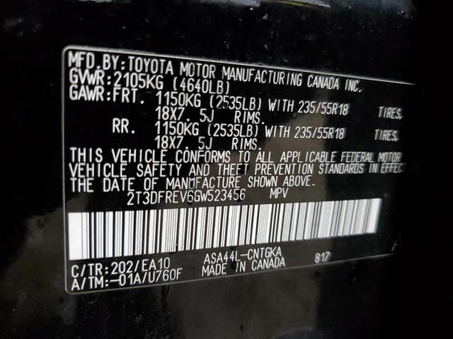 2016 TOYOTA RAV4 LIMIT - 2T3DFREV6GW523456
