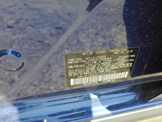 2025 SUBARU CROSSTREK - JF2GUHDC0SH222291