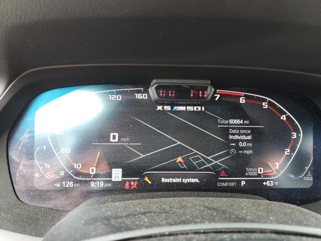 2020 BMW X5 M50I 5UXJU4C02L9C90643