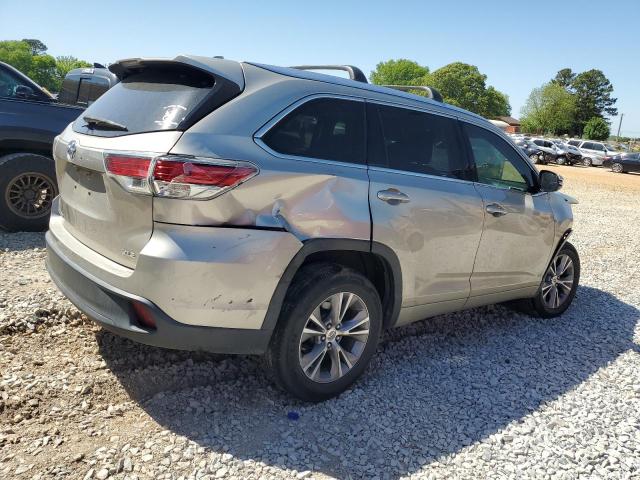 Vin: 5tdkkrfh4fs056162, lot: 53316705, toyota highlander xle 20153