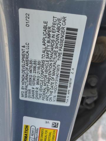 2022 HONDA ACCORD SPO - 1HGCV1F31NA019679