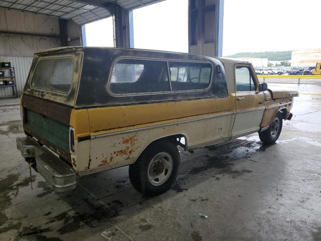 FORD F250 1971 yellow   F25HRK28526 photo #4