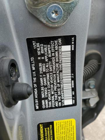 2018 HONDA CIVIC SPOR - SHHFK7H40JU210202