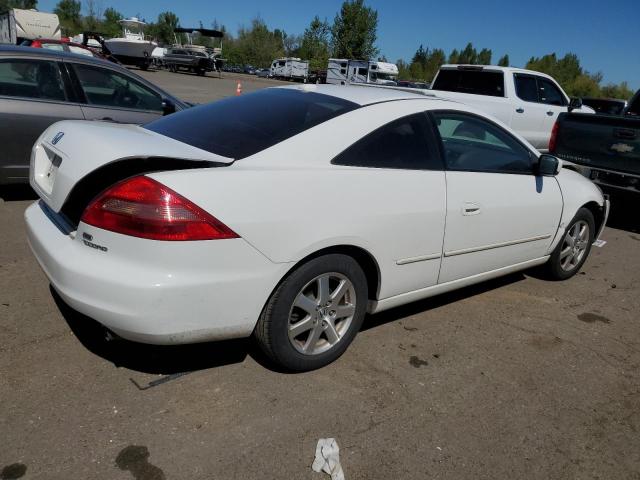HONDA ACCORD EX 2005 white  gas 1HGCM826X5A012502 photo #4