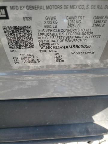 2021 CHEVROLET BLAZER 3LT - 3GNKBDR4XMS500026