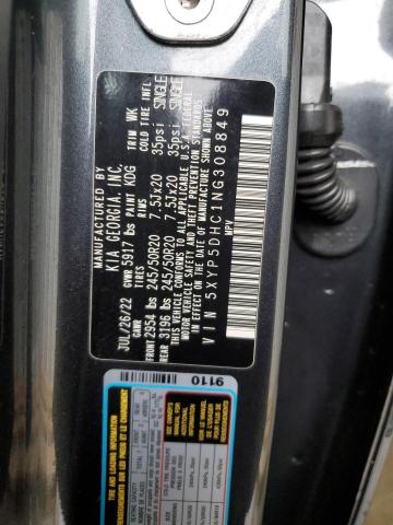 2022 KIA TELLURIDE SX 5XYP5DHC1NG308849