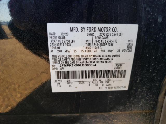 2020 FORD EDGE TITAN - 2FMPK3K90LBB63624