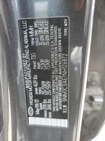 2022 HYUNDAI TUCSON SEL - 5NMJC3AE7NH126872
