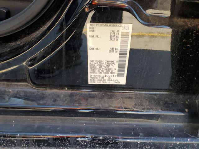 2020 NISSAN ALTIMA SL 1N4BL4EV1LC190217