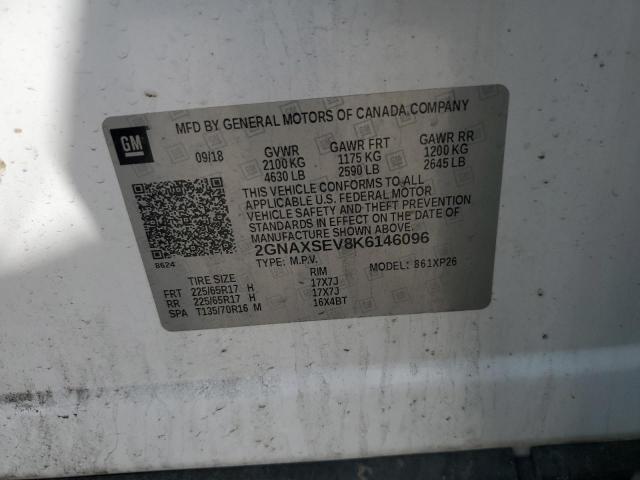 2019 CHEVROLET EQUINOX LS - 2GNAXSEV8K6146096