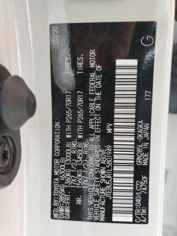 2020 TOYOTA 4RUNNER SR - JTEBU5JR1L5801949