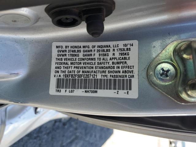 2015 HONDA CIVIC LX - 19XFB2F50FE207121