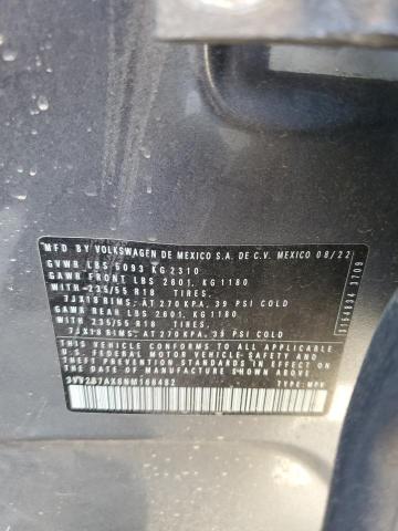 2022 VOLKSWAGEN TIGUAN SE - 3VV2B7AX8NM168482