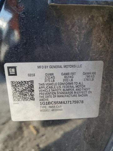 2018 CHEVROLET CRUZE LS - 1G1BC5SM4J7175978