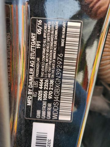 2016 MERCEDES-BENZ CLA 250 4M WDDSJ4GBXGN392976