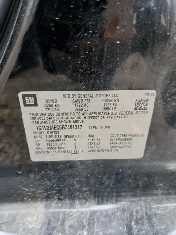 2016 GMC SIERRA K15 - 1GTV2MEC5GZ401317