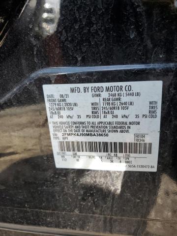 2021 FORD EDGE SEL - 2FMPK4J90MBA38650