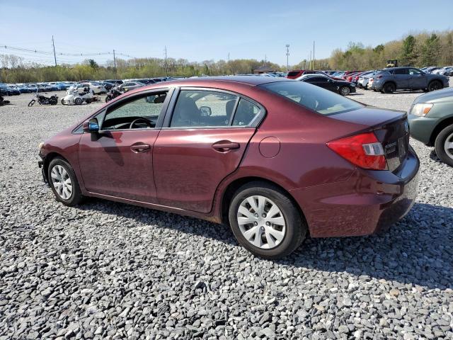 Vin: jhmfb2f58cs003111, lot: 54891195, honda civic lx 20122