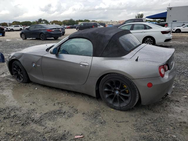 BMW Z4 2.5 2005 gray  gas 4USBT33505LS53733 photo #3