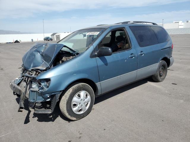 TOYOTA SIENNA LE 2002 blue  gas 4T3ZF13C72U491201 photo #1