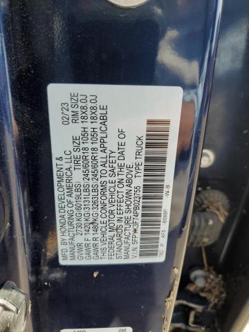 2023 HONDA RIDGELINE - 5FPYK3F74PB023755