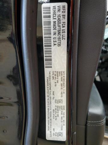 2022 DODGE DURANGO PU 1C4SDJFT6NC197735