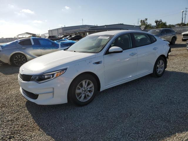 KIA OPTIMA LX 2016 white  gas KNAGT4L34G5107159 photo #1