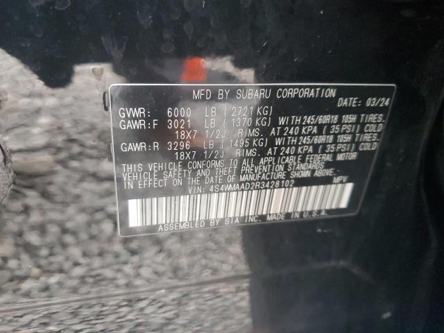 2024 SUBARU ASCENT 4S4WMAAD2R3428102