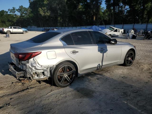 INFINITI Q50 LUXE 2019 silver  Gasoline JN1EV7AP1KM510383 photo #4