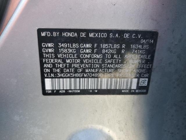 2015 HONDA FIT EX - 3HGGK5H86FM704890