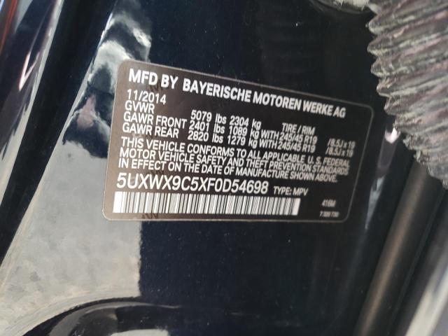 2015 BMW X3 XDRIVE2 - 5UXWX9C5XF0D54698