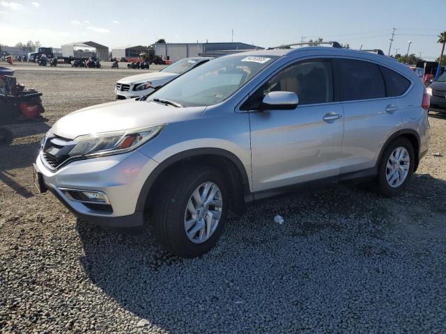 HONDA CR-V EXL 2015 silver  gas 2HKRM3H71FH518984 photo #1