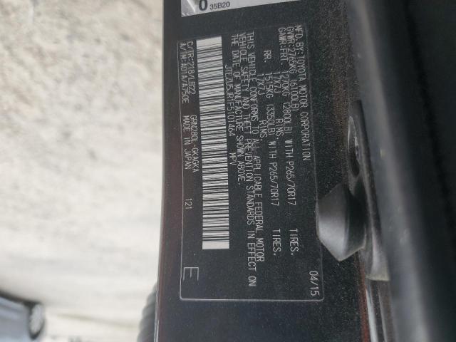 2015 TOYOTA 4RUNNER SR - JTEZU5JR1F5101464