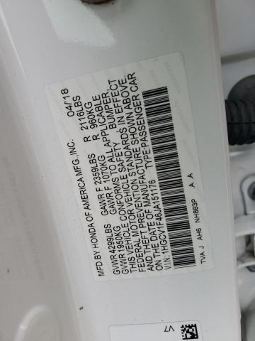 2018 HONDA ACCORD EX - 1HGCV1F46JA151176